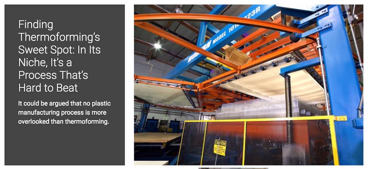 Finding Thermoforming's Sweet Spot