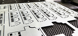 Sheet metal after laser cutting